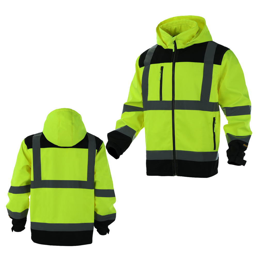 National Apparels Construction Reflective Clothes Safety Reflective Jacket High Visibility Workwear Safety Workers Bomber Waterproof Jacket
